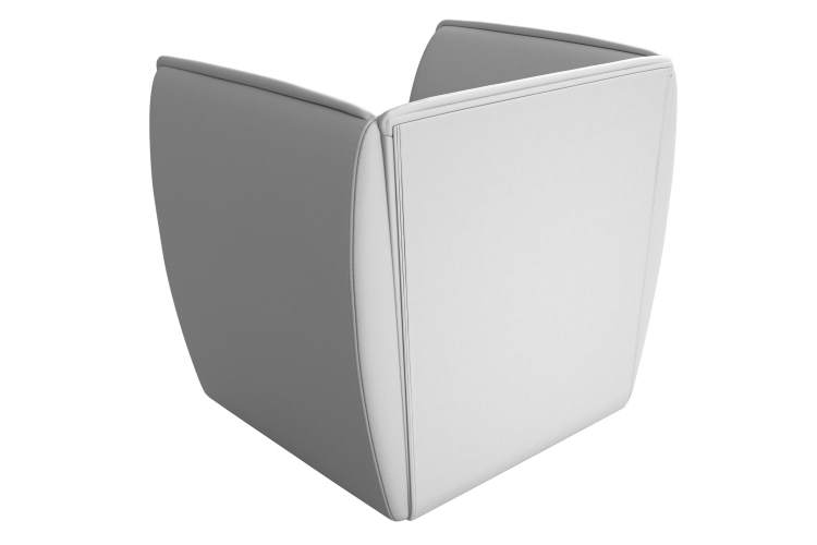 Кресло Бергамо Экокожа Белый-5