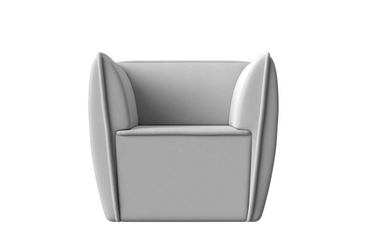 Кресло Бергамо Экокожа Белый-1