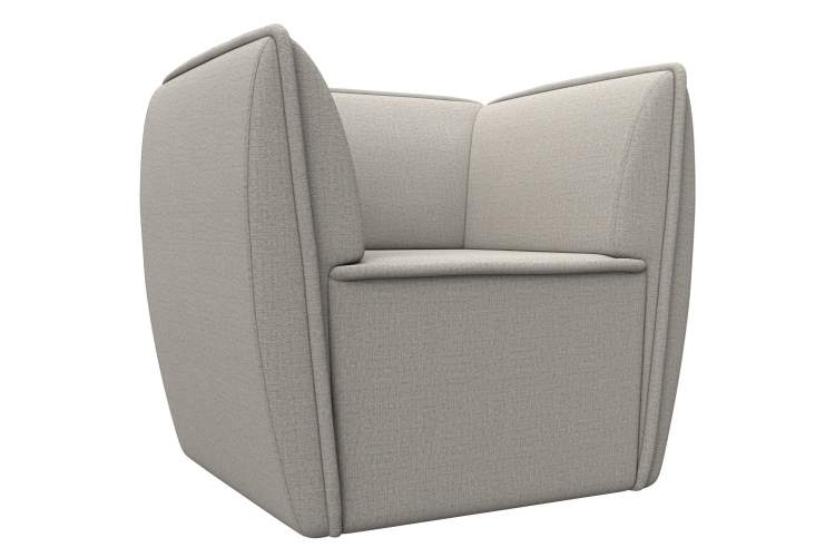 Кресло Бергамо Рогожка Амур 02 бежевый