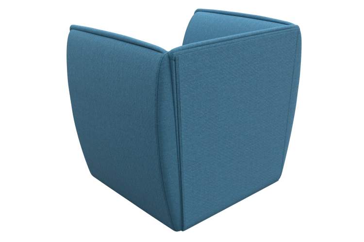 Кресло Бергамо Рогожка Амур 10 голубой-5