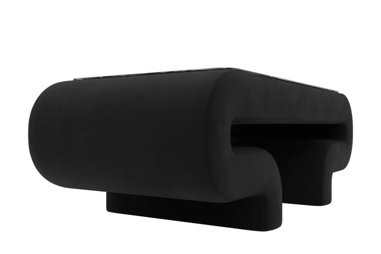 Стол Волна Микровельвет Черный-2