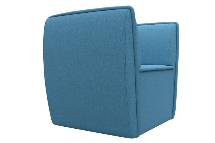 Кресло Бергамо Рогожка Амур 10 голубой-2