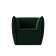 Кресло Бергамо Велюр SEVEN 626 зеленый