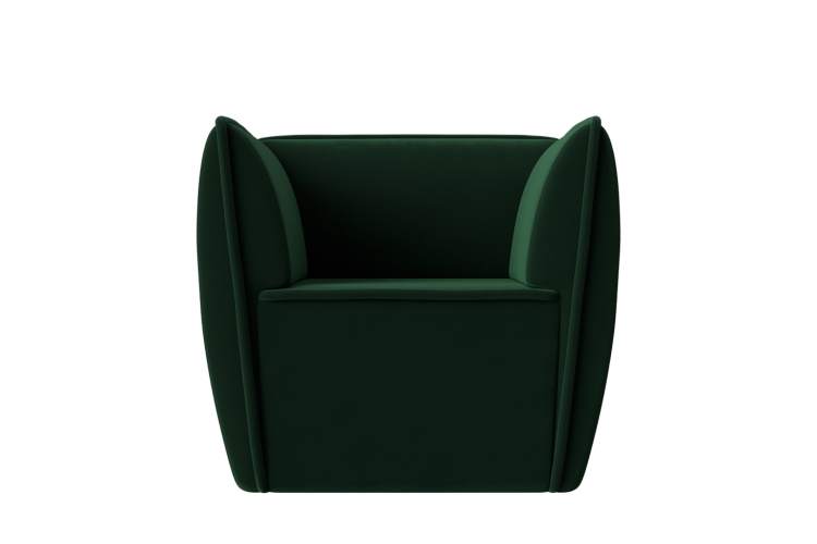 Кресло Бергамо Велюр SEVEN 626 зеленый-1