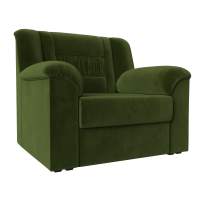 Кресло Карелия Микровельвет Зеленый