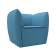 Кресло Бергамо Рогожка Амур 10 голубой