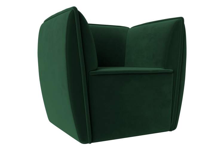 Кресло Бергамо Велюр SEVEN 626 зеленый