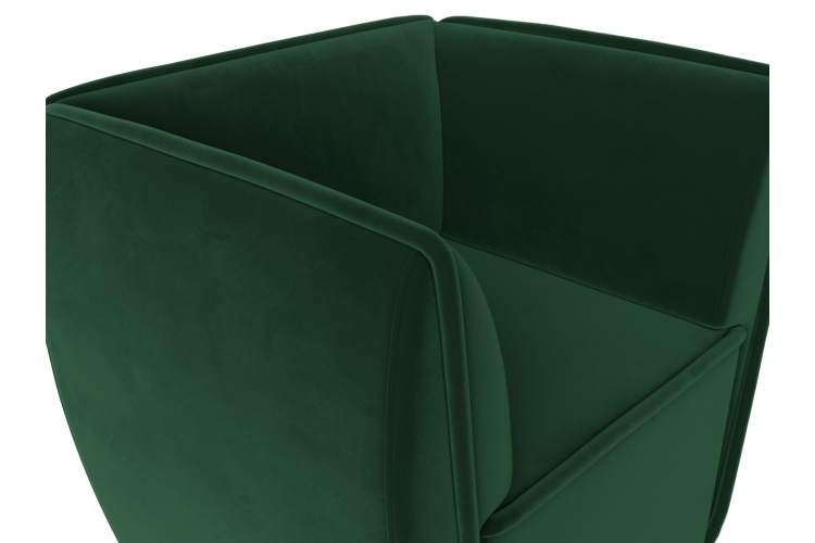 Кресло Бергамо Велюр SEVEN 626 зеленый-3