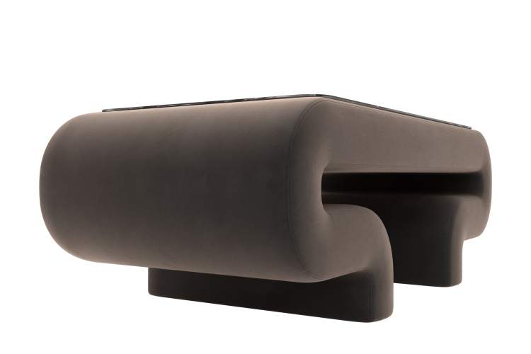 Стол Волна Велюр SEVEN 727 коричневый-2