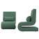 Кресло Волна (2 шт.) Рогожка Амур 11 зеленый
