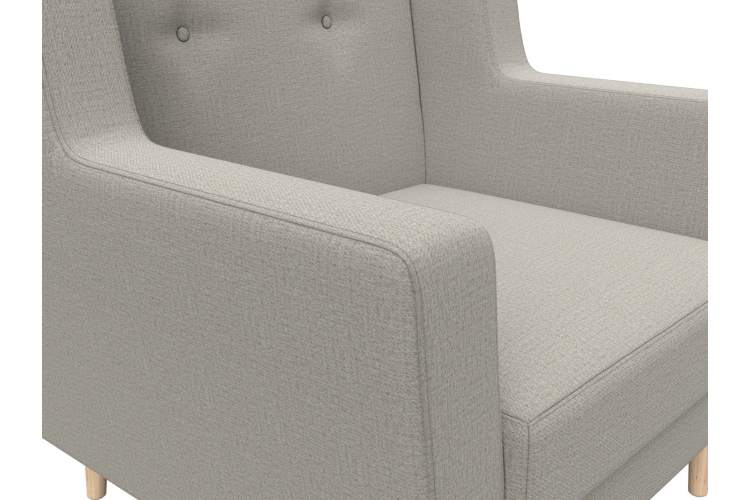 Кресло Брайтон Рогожка Амур 02 бежевый-3