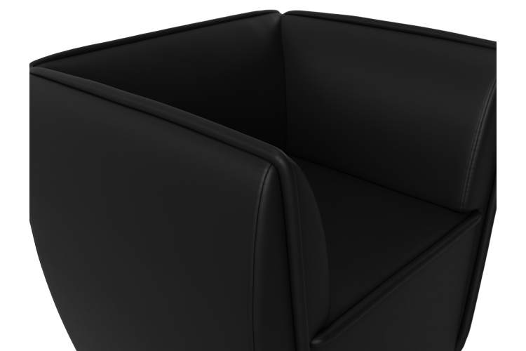 Кресло Бергамо Экокожа Черный-3