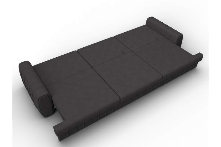 Диван прямой Лига-057 НПБ Лонг Замша JOLY 08 коричневый-9