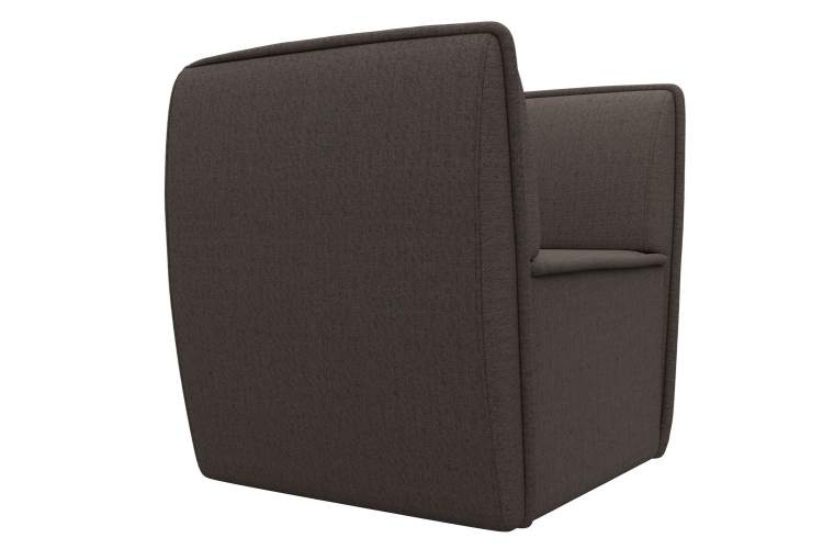 Кресло Бергамо Рогожка Амур 05 коричневый-2