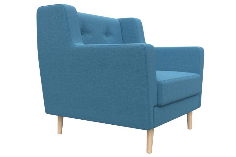 Кресло Брайтон Рогожка Амур 10 голубой-2