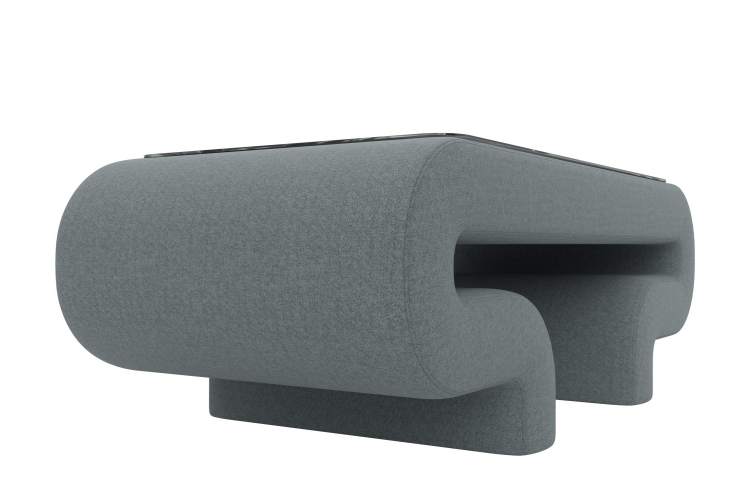 Стол Волна Рогожка Амур 07 серый-3