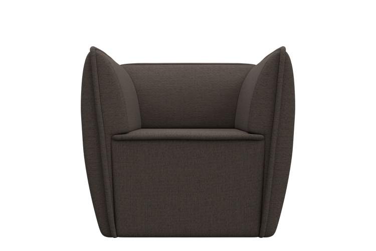 Кресло Бергамо Рогожка Амур 05 коричневый-1