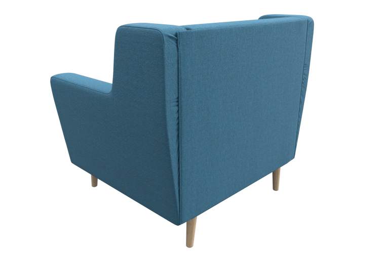 Кресло Брайтон Рогожка Амур 10 голубой-5