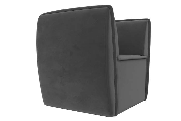 Кресло Бергамо Велюр SEVEN 17 серый-2