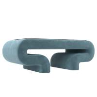 Стол Волна Велюр SEVEN 113 бирюзовый