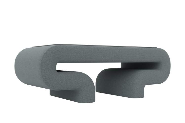 Стол Волна Рогожка Амур 07 серый