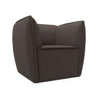 Кресло Бергамо Рогожка Амур 05 коричневый