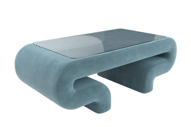 Стол Волна Велюр SEVEN 113 бирюзовый-3