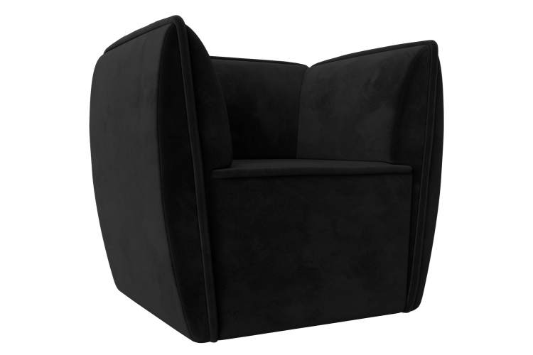 Кресло Бергамо Велюр SEVEN 35 черный