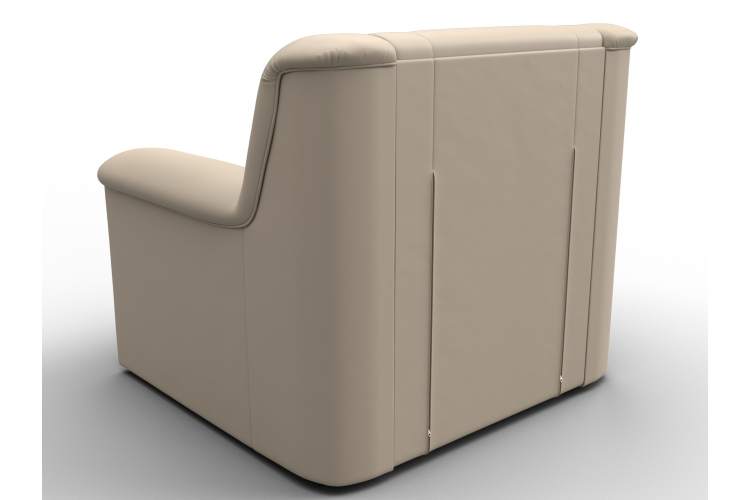 Кресло Карелия Экокожа Бежевый-4