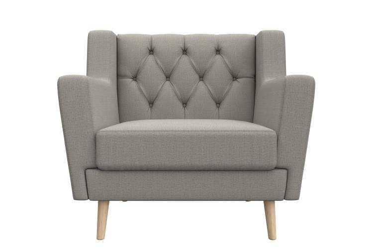 Кресло Брайтон Люкс Рогожка Амур 02 бежевый-1