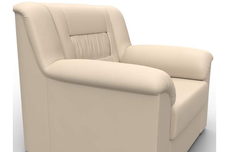 Кресло Карелия Экокожа Бежевый-2