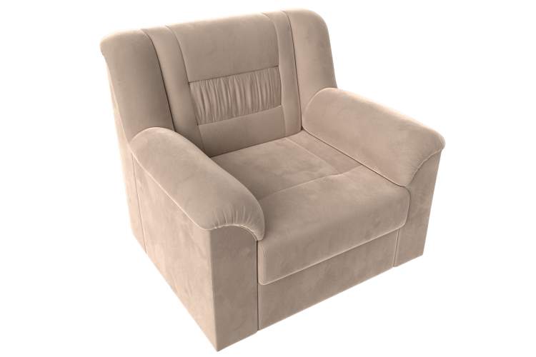 Кресло Карелия Велюр SEVEN 729 бежевый-4