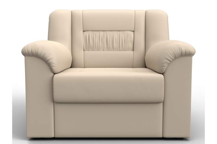 Кресло Карелия Экокожа Бежевый-1