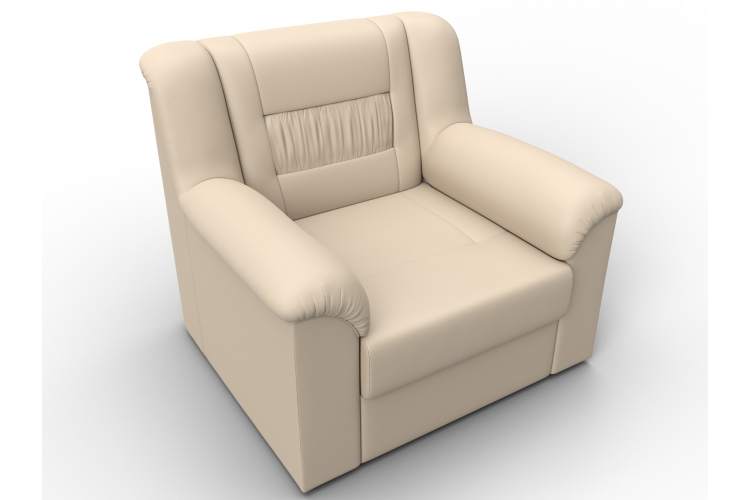 Кресло Карелия Экокожа Бежевый-5