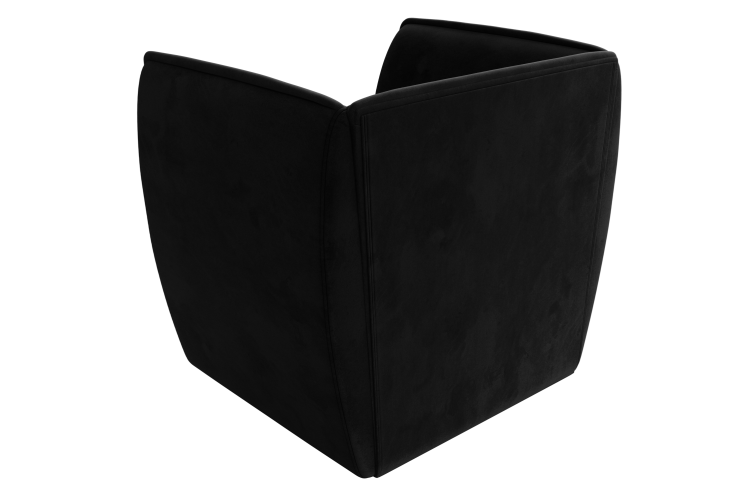 Кресло Бергамо Велюр SEVEN 35 черный-4