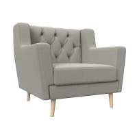 Кресло Брайтон Люкс Рогожка Амур 02 бежевый