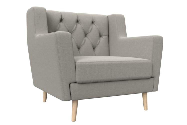 Кресло Брайтон Люкс Рогожка Амур 02 бежевый