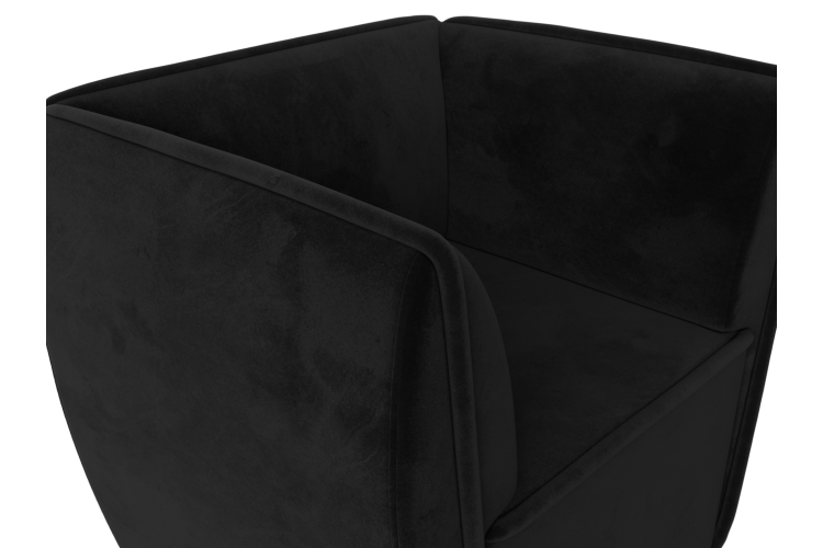 Кресло Бергамо Велюр SEVEN 35 черный-3