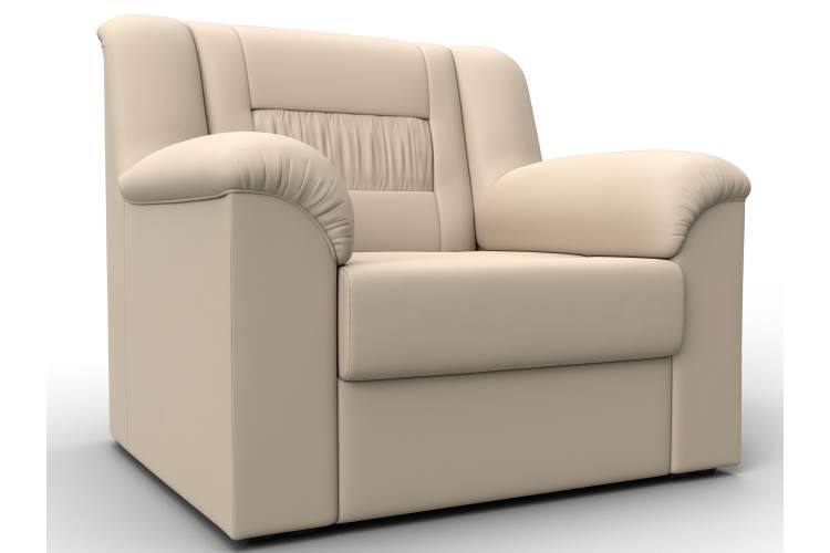 Кресло Карелия Экокожа Бежевый
