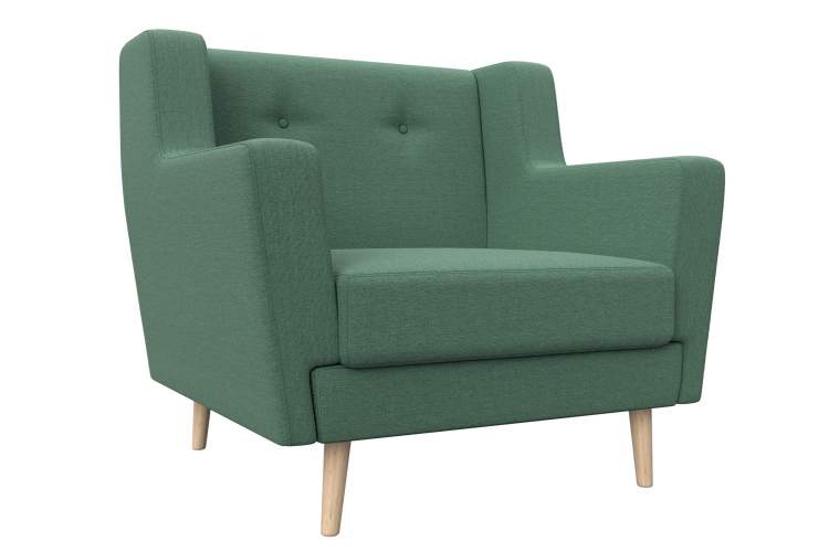 Кресло Брайтон Рогожка Амур 11 зеленый