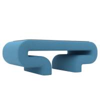 Стол Волна Рогожка Амур 10 голубой