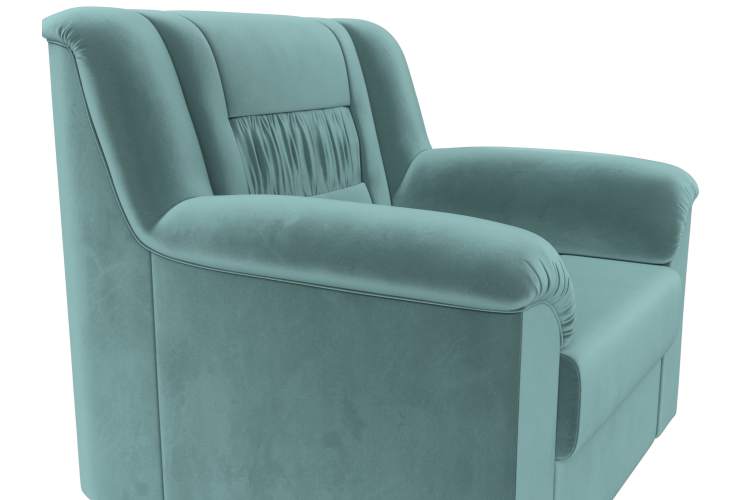 Кресло Карелия Велюр SEVEN 113 бирюзовый-3