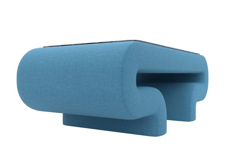 Стол Волна Рогожка Амур 10 голубой-3