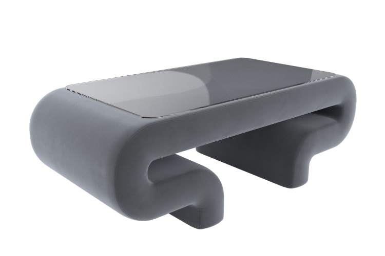 Стол Волна Велюр SEVEN 17 серый-3