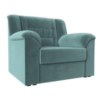 Кресло Карелия Велюр SEVEN 113 бирюзовый