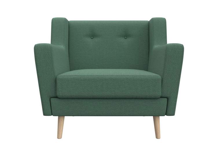 Кресло Брайтон Рогожка Амур 11 зеленый-1