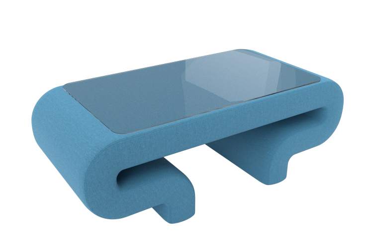 Стол Волна Рогожка Амур 10 голубой-4