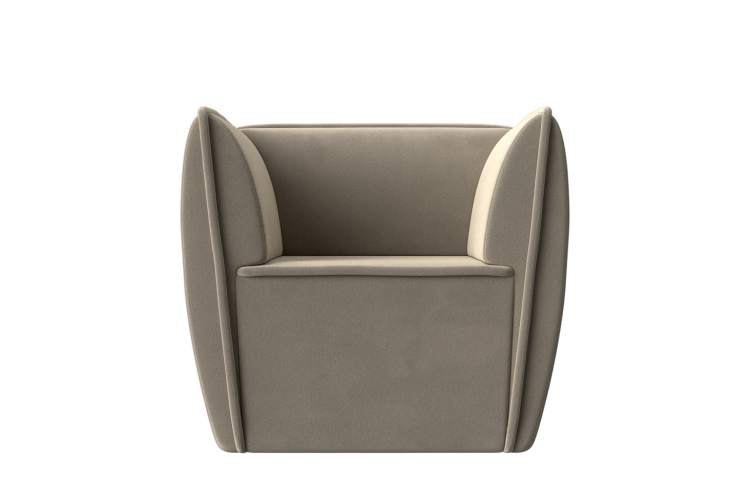 Кресло Бергамо Микровельвет Бежевый-2