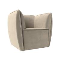 Кресло Бергамо Микровельвет Бежевый