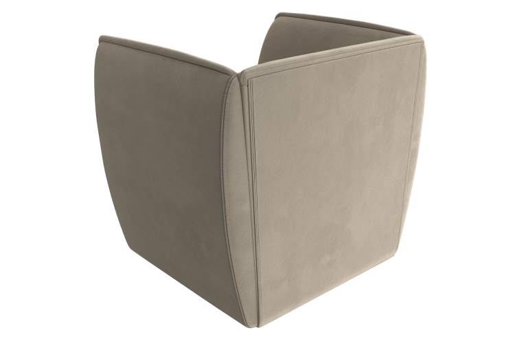 Кресло Бергамо Микровельвет Бежевый-6